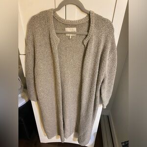 Oak + Fort grey long cardigan